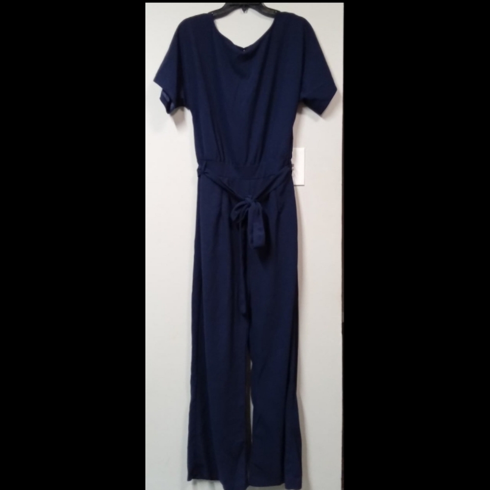 Navy Blue Women's Pants Jumpsuit Size Large
